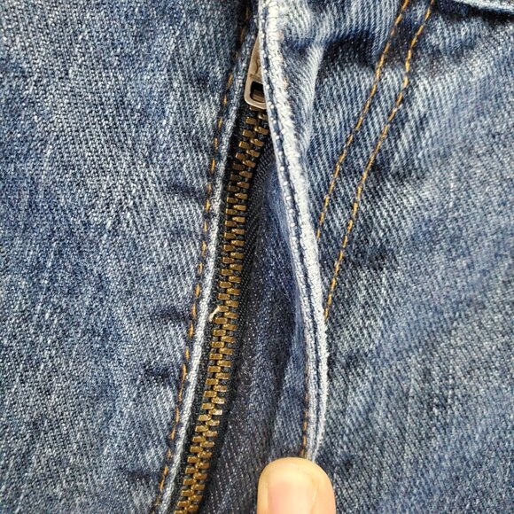 Eddie Bauer Jeans Mens 42x34 Blue Authentic Relaxed Fit Straight Leg *Read* - Picture 13 of 15